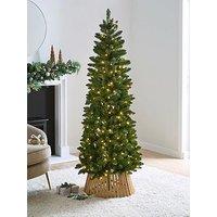 Very Home 6Ft Pre Lit Pencil Christmas Tree