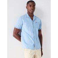 Barbour Gipton Summer Fit Chambray Shirt - Light Blue