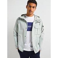 Barbour International Ashkirk Showerproof Jacket With Hood - Light Grey