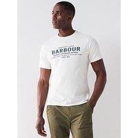 Barbour Moorside Logo Graphic T-Shirt - White