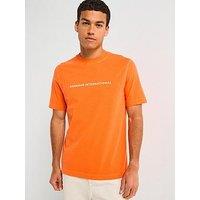 Barbour International Graphic Relaxed Perkins T-Shirt - Orange