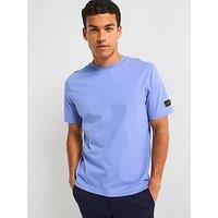 Barbour International Outline Relaxed Jersey T-Shirt - Blue