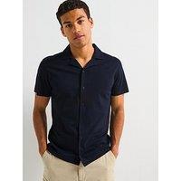 Barbour International Tonto Cuban Collar Shirt - Black