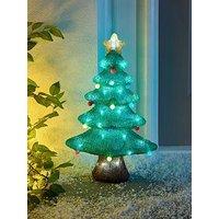 Three Kings Light Up Bauble Christmas Tree Outdoor Decoration