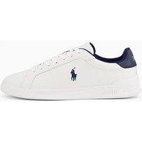 Polo Ralph Lauren Bedford Leather And Suede Trainer - White