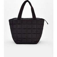 The Very Collection Quilted Tote Bag - Black