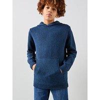 V By Very Boys Knitted Hoodie - Blue