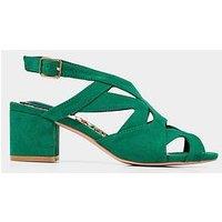 Joe Browns Garden Party Slingback Shoes - Green