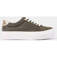 Joe Browns Shimmer Two-Tone Platform Pumps - Silver/Gold