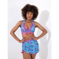 Joe Browns Lagoon Azure Bikini Top - Azure Multi