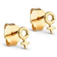 Enamel Copenhagen Gold Femine Power Studs