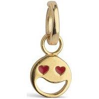 Enamel Copenhagen Funky Smiley Gold Charm