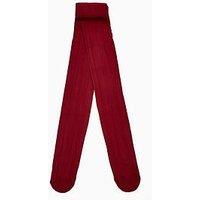 V By Very Burgundy Cable Knit Tights - Red