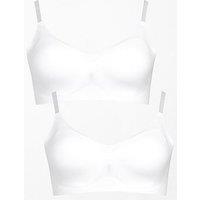 The Very Collection 2Pk 2Nd Skin Ribbed Bralette - Multi