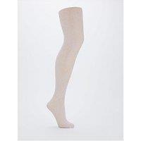 V By Very Lace Floral Tights - White