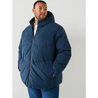 Jack & Jones Plus Mid Length Padded - Navy