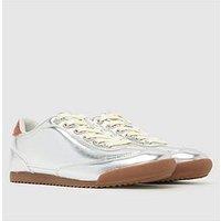 Schuh Miko Slim Sole Trainers - Silver