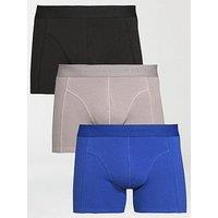 Jack & Jones 3 Pack Tonal Trunks - Black/Multi