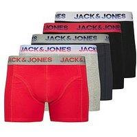 Jack & Jones Jadon 5 Pack Logo Waistband Trunks - Multi