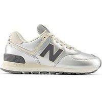 New Balance Women'S 574 Trainers - Silver
