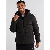 Jack & Jones Mid Length Padded Jacket - Black