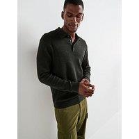 Jack & Jones Cooper Knitted Polo - Khaki