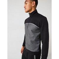 Boss Contrast Panel Tracksuit - Black