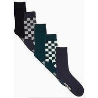 Jack & Jones Brody 5 Pack Ankle Socks - Multi