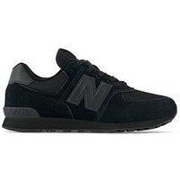 New Balance Junior 574 Trainers - Black