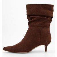 The Very Collection Slouch Calf Boot - Chocolate