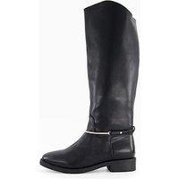 The Very Collection Wide Fit Riding Boot - Black
