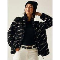 Regatta Womens Frankie Borg Full Zip Fleece - Black