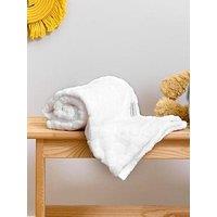 Clair De Lune Marshmallow Blanket - White