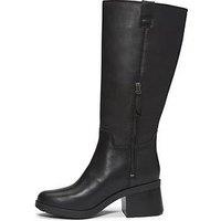 Timberland Bellevaux Tall Zip Up Boot Full Grain - Black