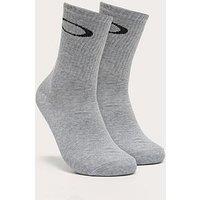 Oakley Mens Ellipse Crew Socks (3 Pack) - Grey
