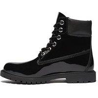 Timberland Allington Heights Mid Zip Up Boot - Full Grain - Black