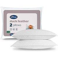 Silentnight Duck Feather Pillow - 2 Pack