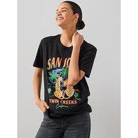 V By Very San Jose Oversized Graphic Tee