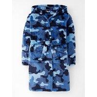 The Very Collection Boys Fleece Camo Dressing Gown - Multi