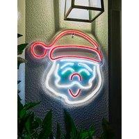 Very Home Neon Indoor/Outdoor Santa Christmas Light