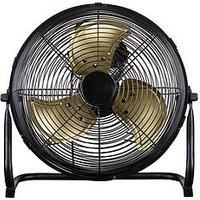 Russell Hobbs Rhgf1221Bg 12' High Velocity Floor Fan In Brushed Gold