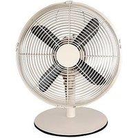 Russell Hobbs Rhmdf1201Gr Metal Desk Fan In Greige