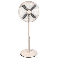 Russell Hobbs Rhmpf1601Gr 16' Metal Pedestal Fan In Greige