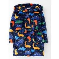 The Very Collection Kids Fleece All Over Print Dinosaur Robe - Multi