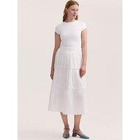 Finery Paula Skirt - White