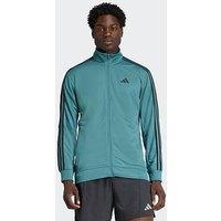 Adidas Mens Training Essentials 3 Stripe Track Top - Green