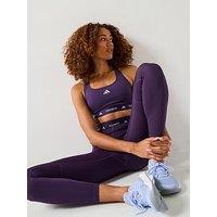 Adidas Womens Training Tech Fit Mid Support Sports Bra - Purple