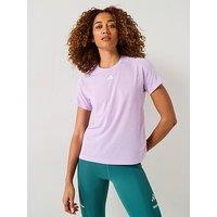Adidas Womens Training Essentials Crew T-Shirt - Purple