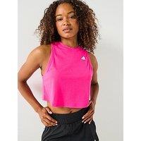 Adidas Womens Training Crop Tank - Pink