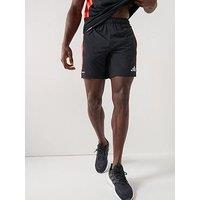 Adidas Mens Training Tech 7Inch Shorts - Black